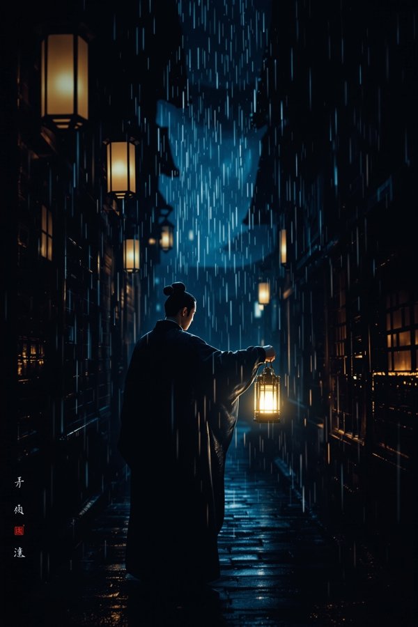 长安夜雨 电影海报