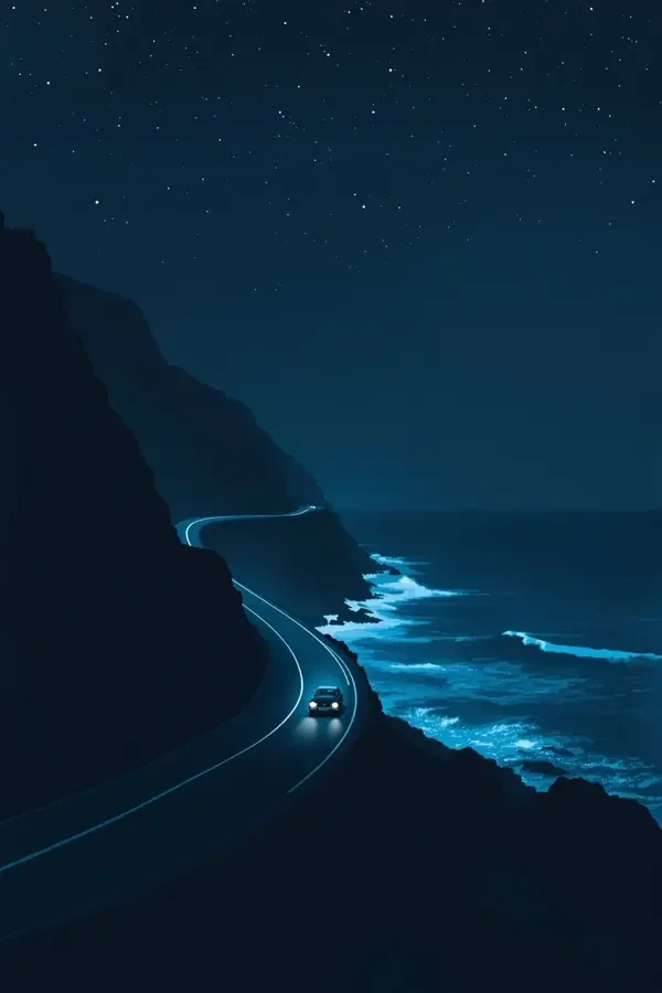 蓝色公路 电影海报